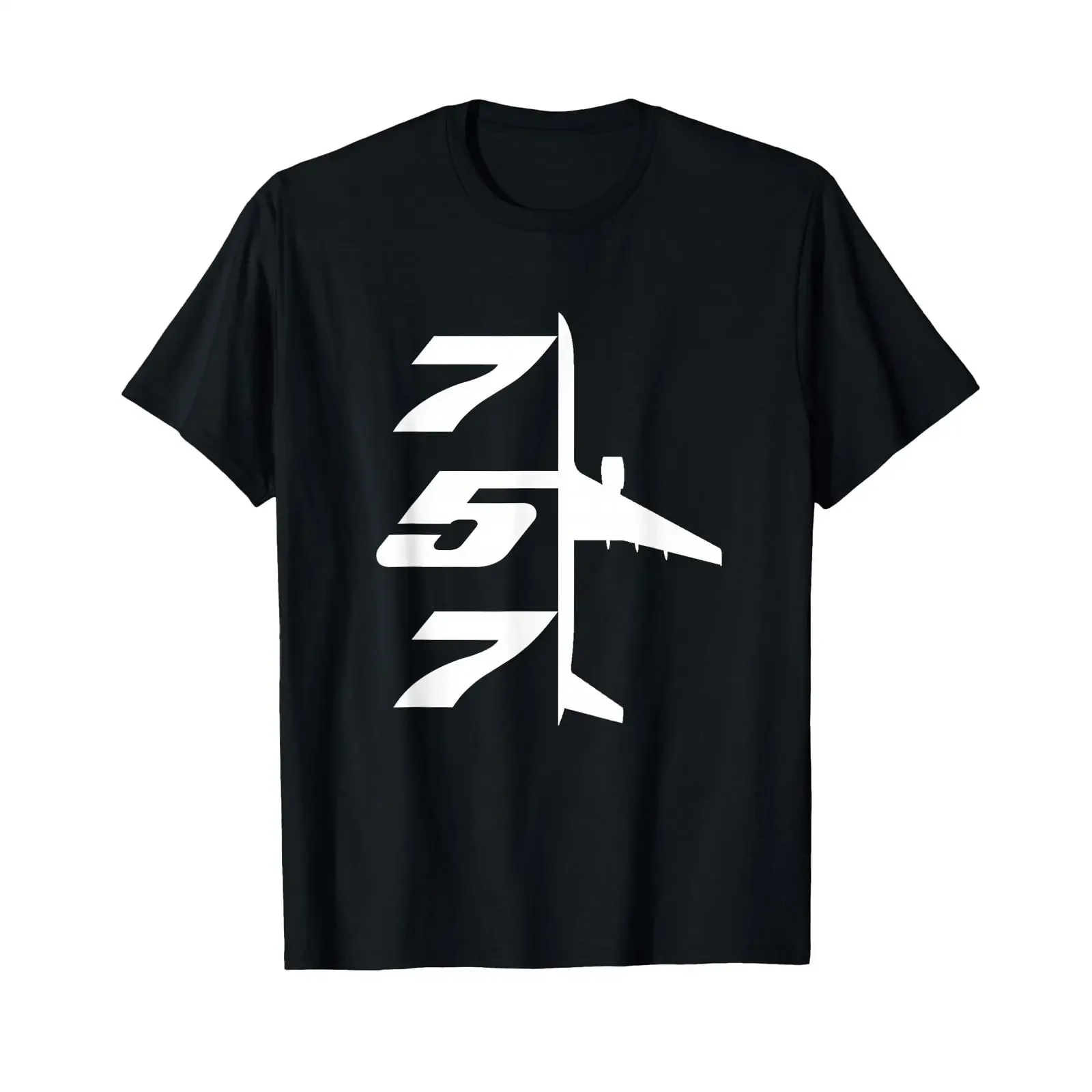 B757 200 Aircraft Airliner Plane Aeroplane Top Down Profile T Shirt vintage Washed Stylish Casual Comfortable Soft Versatile