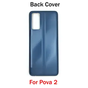Bilashmart Tecno Pova 2 LE7 Back Battery Cover Housing Case With Side Button