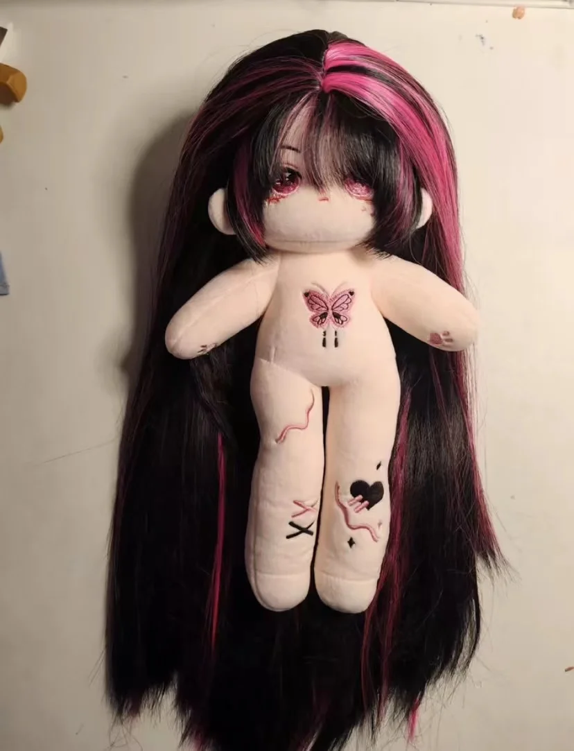 Plushie Fairy Tale Sweet Girl Lolita Dark Pink 30cm Doll Toy Plush Body Cosplay Original Gift X Cute Lovely