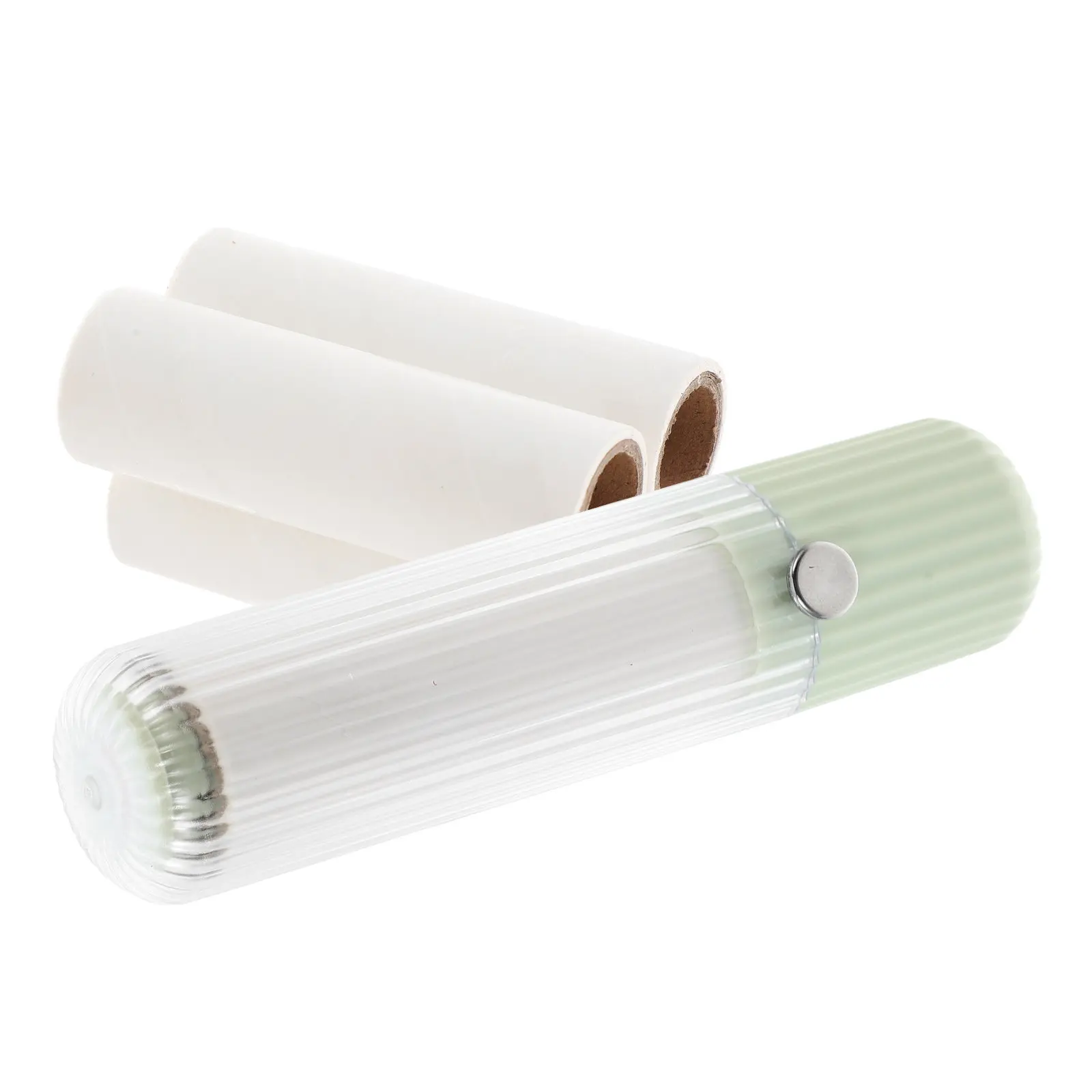 Portable Compact Mini Lint Roller Sticky Adhesive Pet Hair Remover for Clothes Furniture Sofa Bedding Travel Size Lint Removal