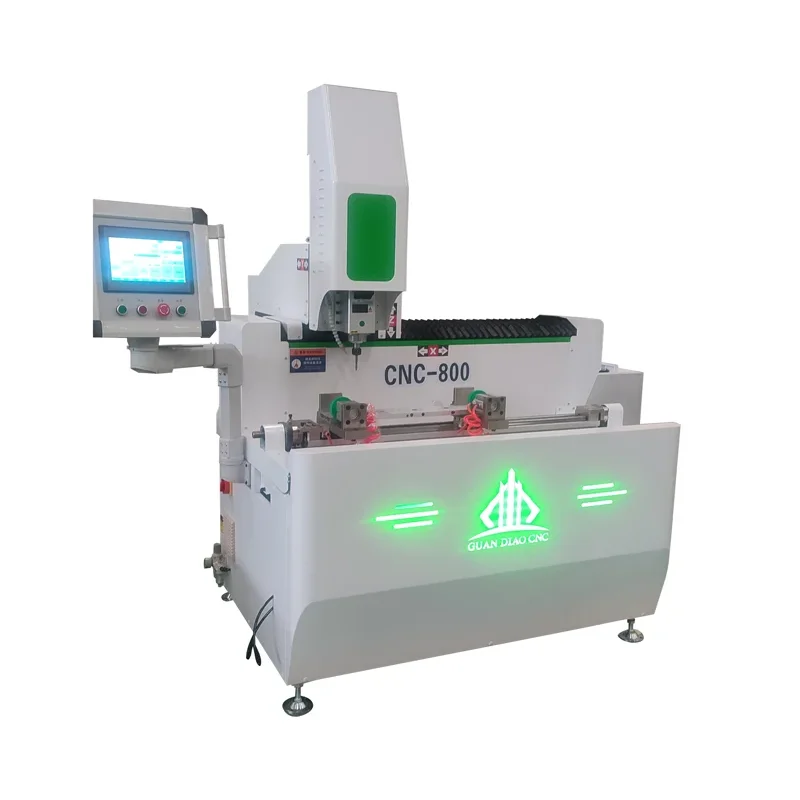 Fresadora de alumínio para portas e janelas de 400 mm e 800 mm