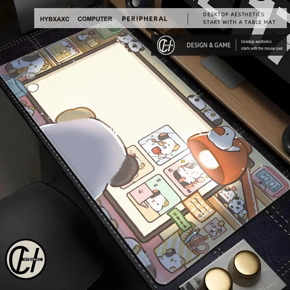 

kawaii hamster Mouse Pad Cute HD Desk Pad Extended Gaming Keyboard Mats Large 90x40cm XXL Gamer Mousepad