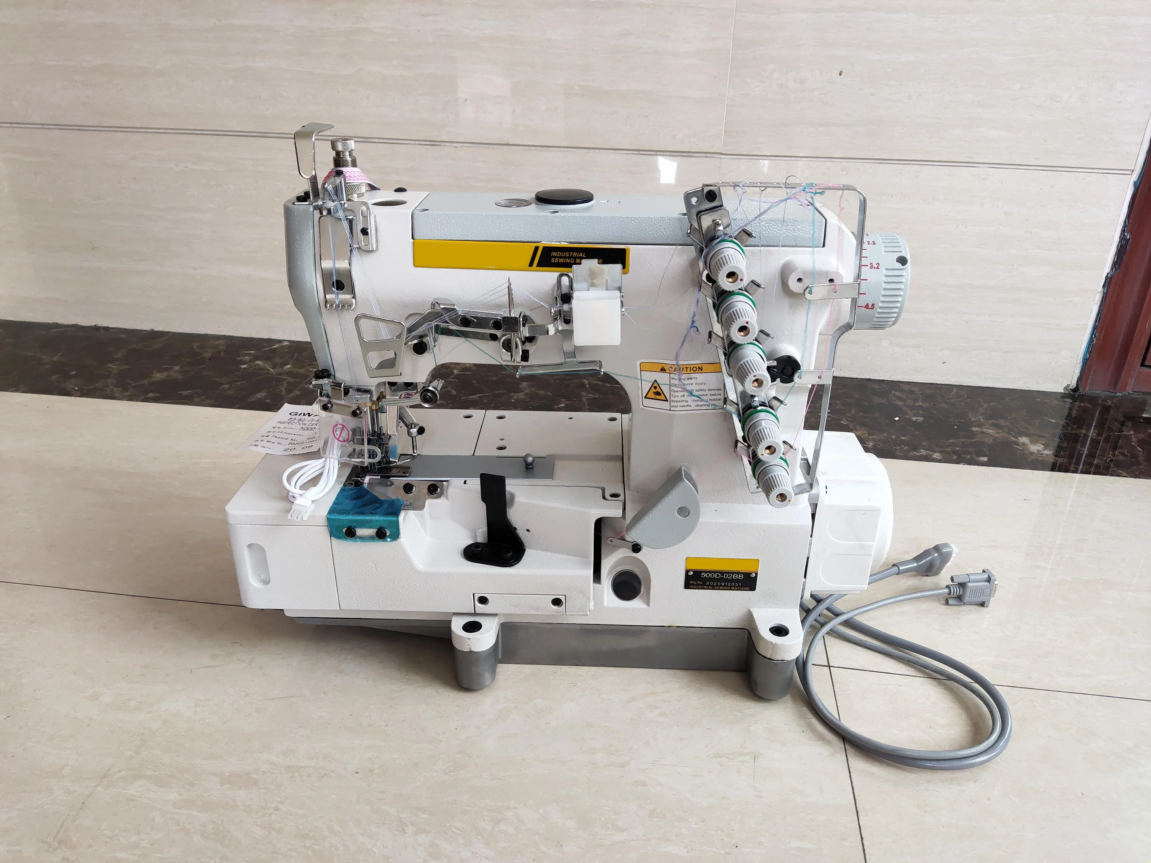 

2025new style industrial overlock 500 sewing machine flat-bed interlock sewing machine