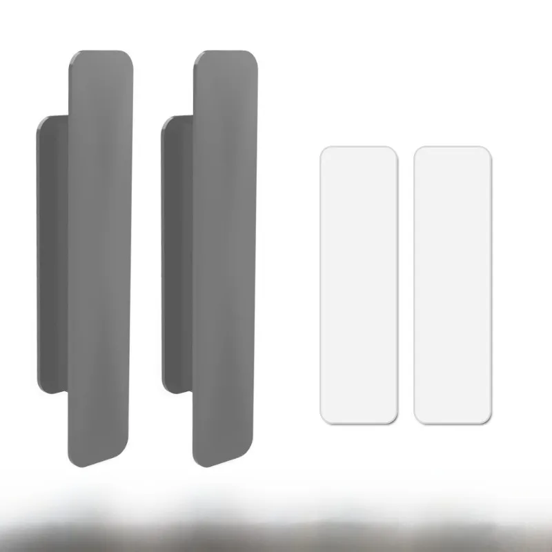 NO‑DRILL Self‑Adhesive Cabinet Drawer Pull Handles Auxiliary Grip for Sliding Door Window Balcony Kitchen Storage