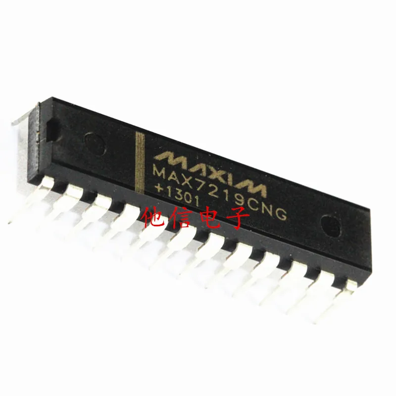 Free shipping   MAX7219 DIP24 MAX7219CNG MAX7219ENG      10PCS