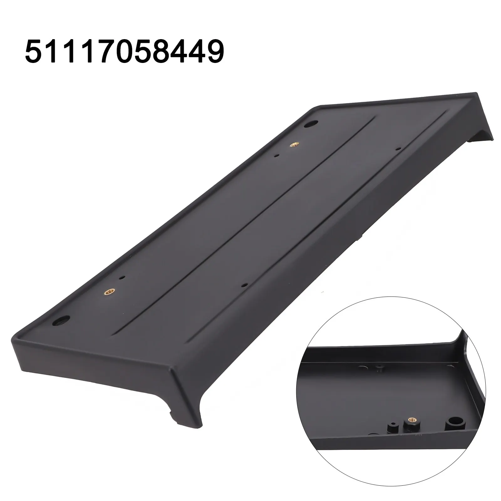 استبدال دعامة لوحة الترخيص الأمامية لسيارات BMW 3 Series 06 08 Sedan Wagon يناسب الموديلات 325 323 328 330 OEM 51117058449