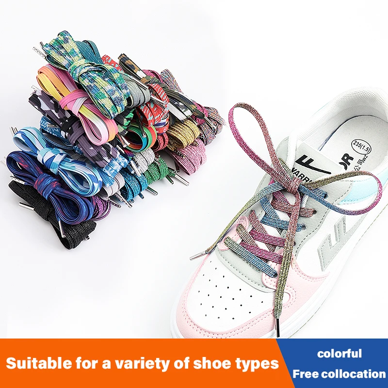 

Elastic Shoelaces for Sneakers Flat Shoe Laces Outdoor Leisure Shoelace Quick Safety Kids and Adult Unisex Shoestrings 1 Pair