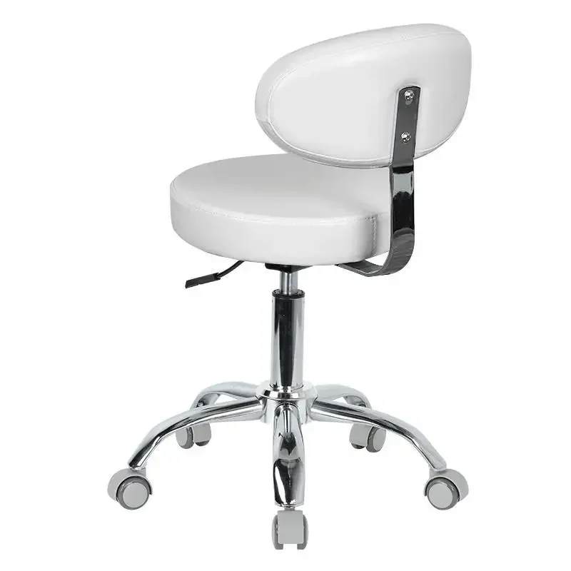 Shaving Chair Barber Luxury Beauty Salon Wheels Hairdressing Pulley Makeup Pedicure Stool Rolling Tattoo Equipment Furniture