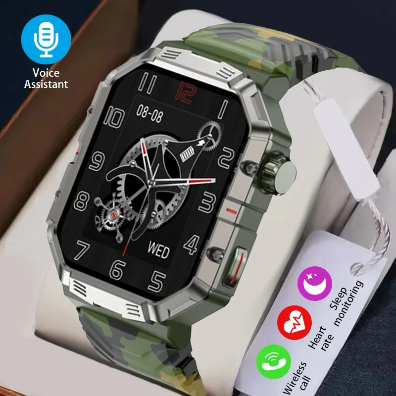

GEJIAN Outdoor Sports Smart Watch Heart Rate Monitoring Bluetooth Call Compass GPS Motion Trajectory Tracking Men's Smartwatch