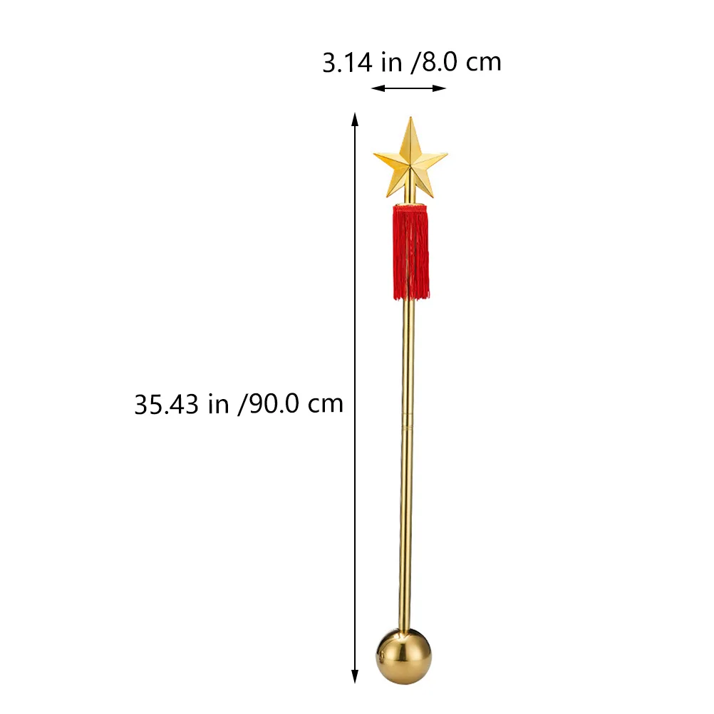 موصل الموسيقى باتون الفولاذ المقاوم للصدأ قابل للفصل لعرض أداء الحفل الموسيقي استخدام جزء الراتنج أداة الفرقة في الهواء الطلق