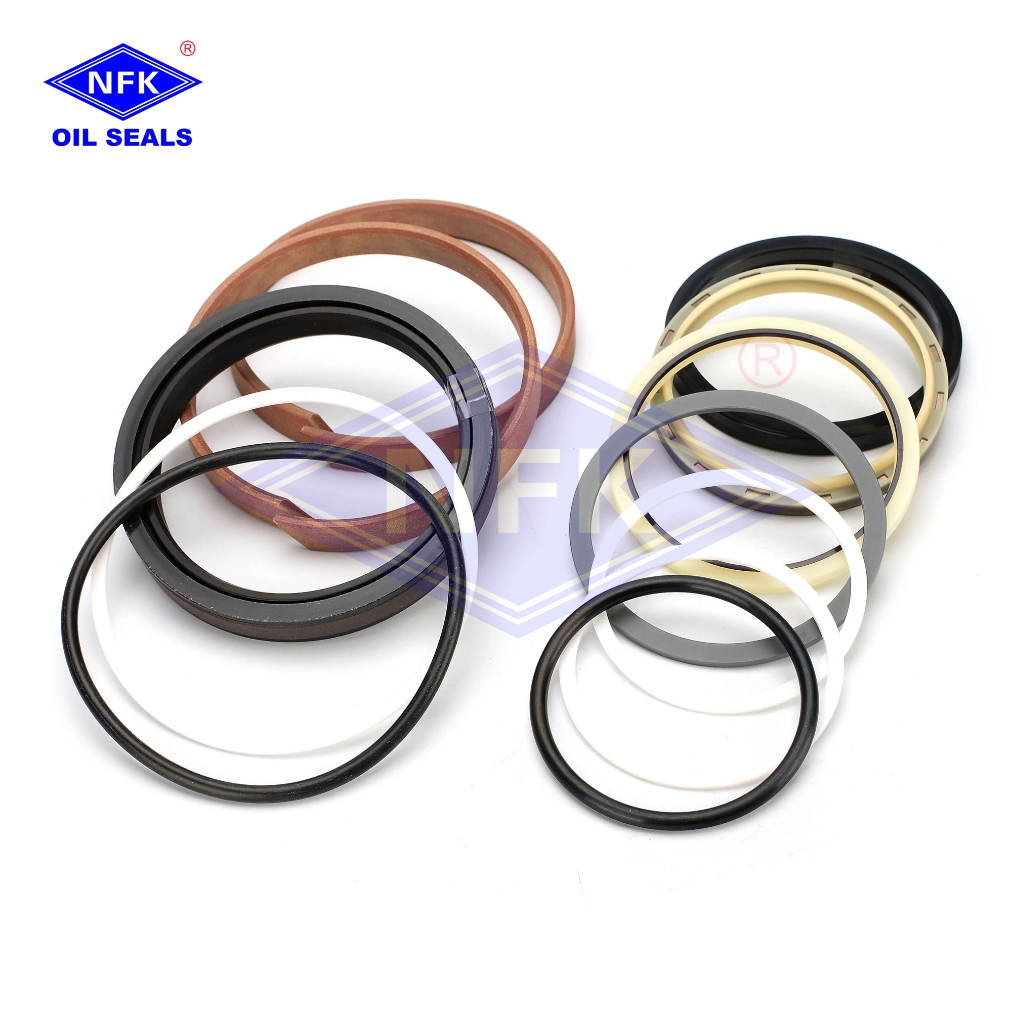 For XMVP Caterpillar Cylinder Boom Arm Bucket Rubber O Ring Piston Service Seal Repair Kit Hitachi E320b E320c Excavator