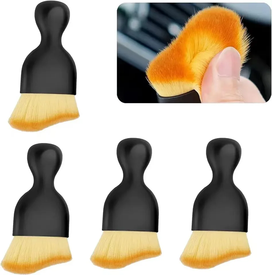 Mini Klavye Fırçası Klima Çıkışı Temizleme Fırçası Ev Araba Boşluğu Toz Giderme Fırçası Otomatik Merkezi Konsol Temizleme Aracı