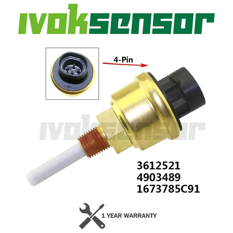 Starting Signal Coolant Fluid Level Sensor 4903489 Cooling System Switch For CUMMINS L10 M11 ISM N14 ISX PAI 3612521 1673785C91