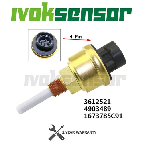 Sensor de nivel de líquido refrigerante de señal de arranque, interruptor del sistema de refrigeración 4903489 para CUMMINS L10 M11 ISM N14 ISX PAI 3612521 1673785C91