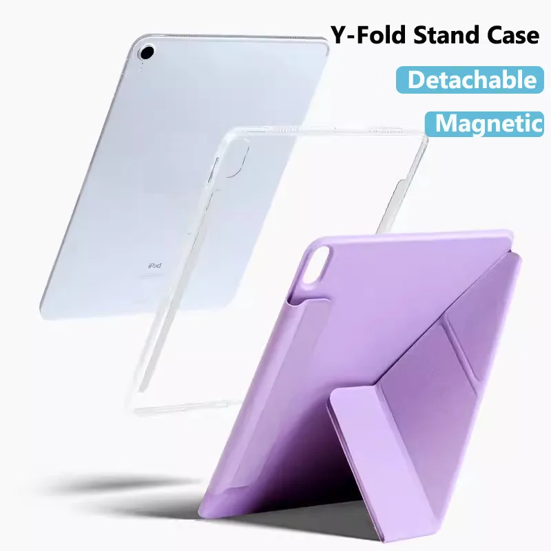 Case for IPad Air 5 Air 4 2022 10.9inch Pro 11 2020 2018  for Ipad Pro 11 2022 2021 Magnetic Separation Y-Fold Case Split Cover