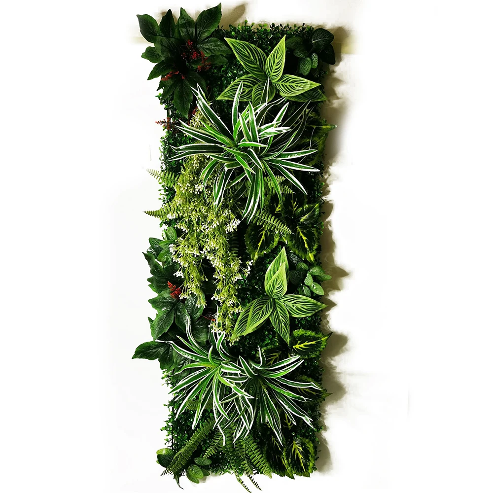 Home Decoration Artificial Plant Wall Grass Panel Lawn Moss Mat Green Garden Wall Decoration Party Plant Grass Green Leaves