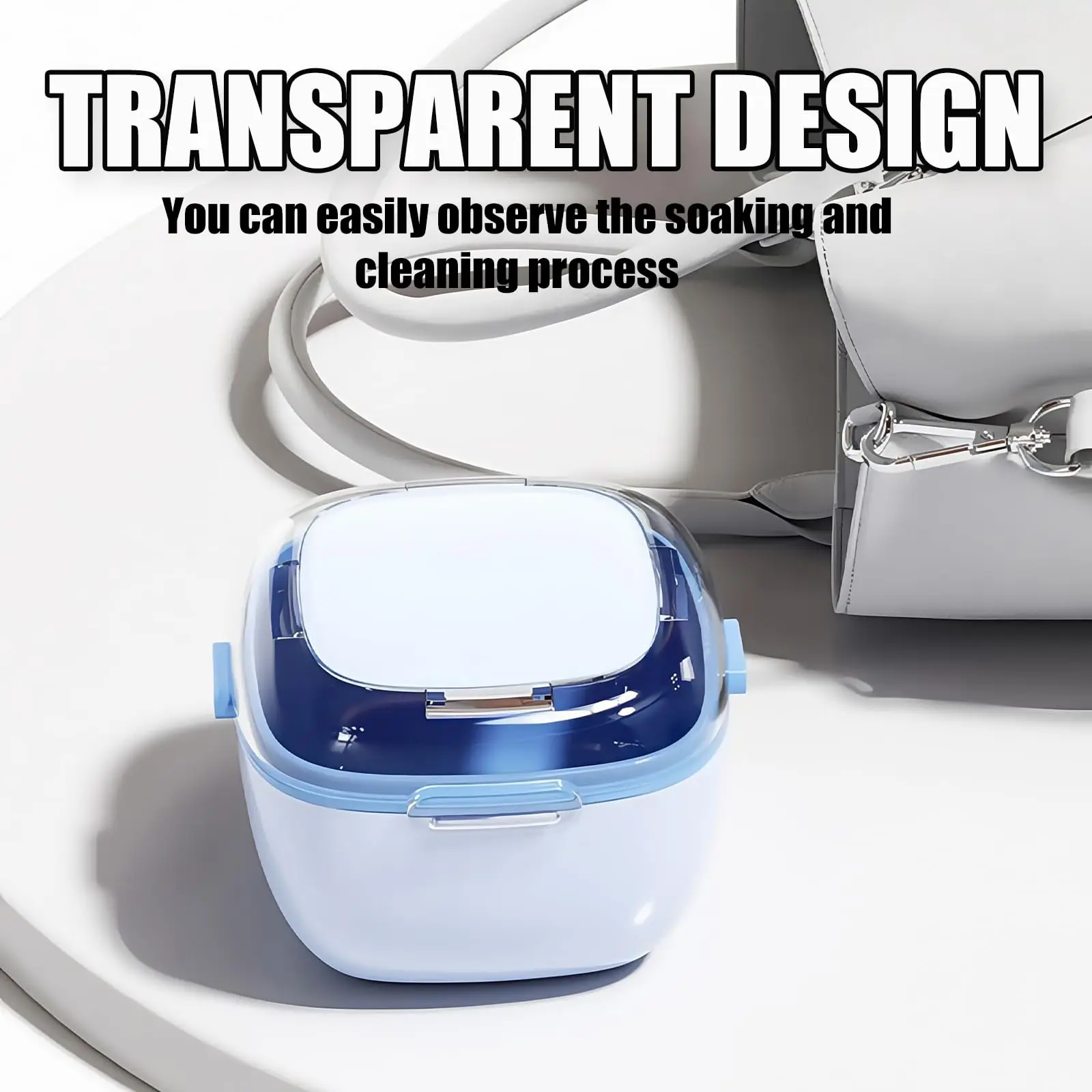 1 قطعة Enture صندوق تخزين أسنان المسنين المحمولة نقع صندوق غير مرئية الأقواس تقويم الأسنان التجنيب تنظيف وتنظيف صناديق #6