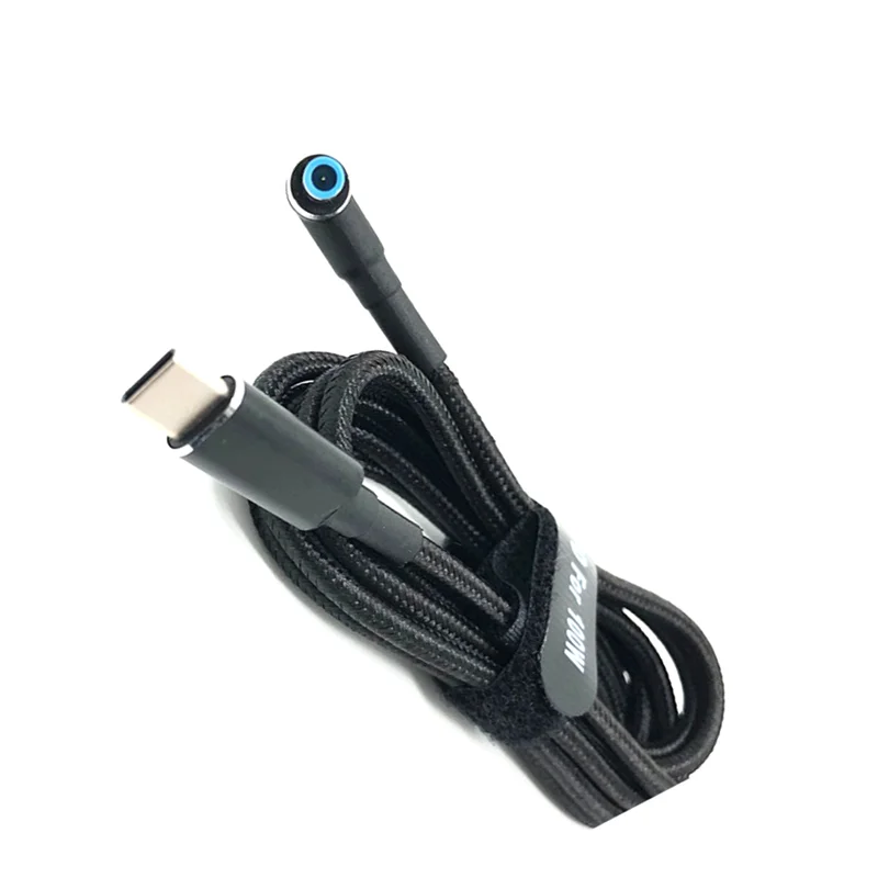 Konverter USB C ke Laptop, USB C ke Laptop Tipe C ke DC 4.5x3.0mm 100W kabel catu daya PD untuk