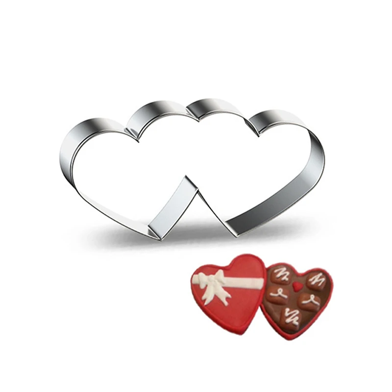 Wedding Groom Bride Cookie Cutter Mold Stainless Steel Lips Love Diamond Ring Biscuit Mold DIY Valentine\'s Day Baking Tools