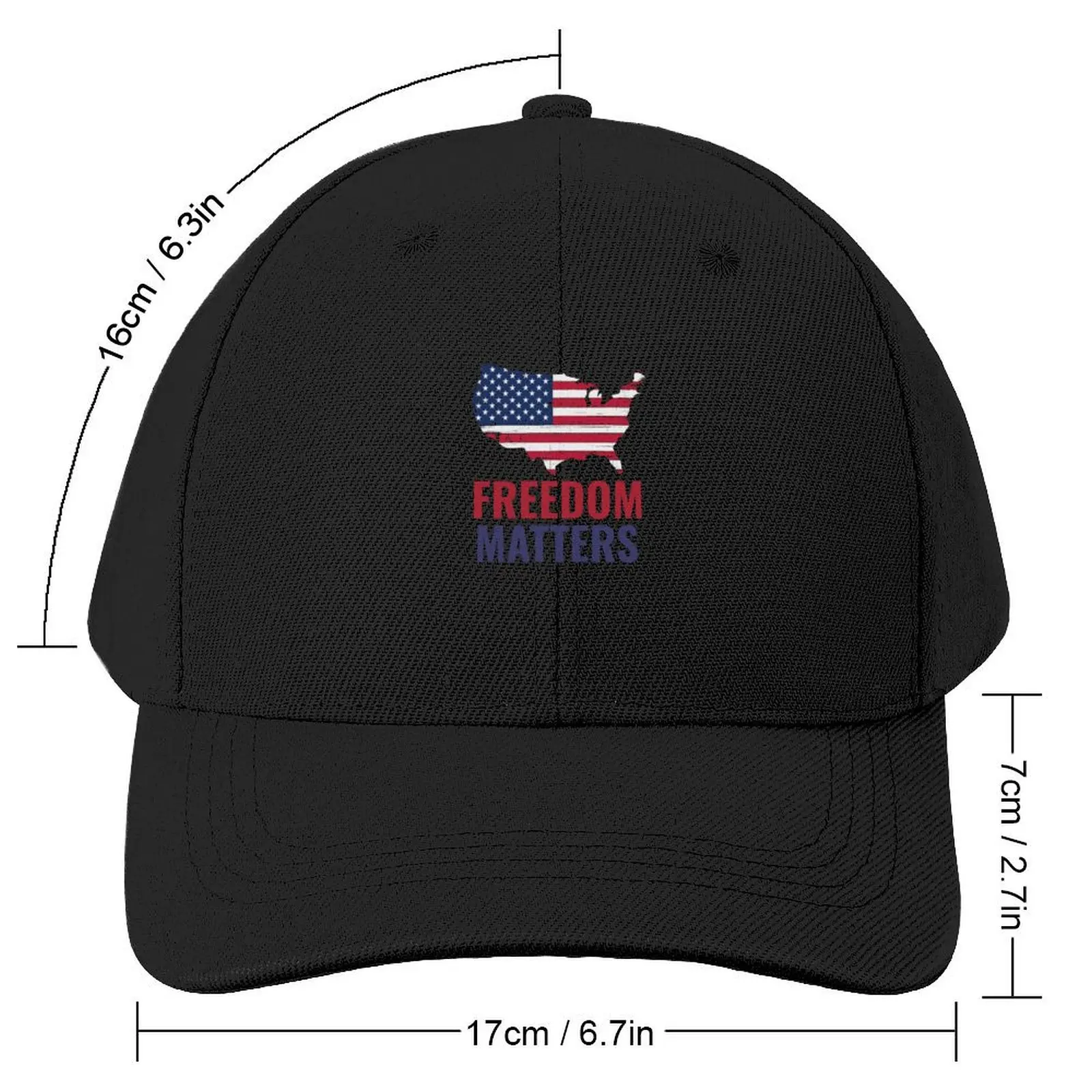 Laura Ingraham Freedom Matters Baseball Cap fishing hat cute Golf Hat Man Military Tactical Cap Sun Hats For Women Men's