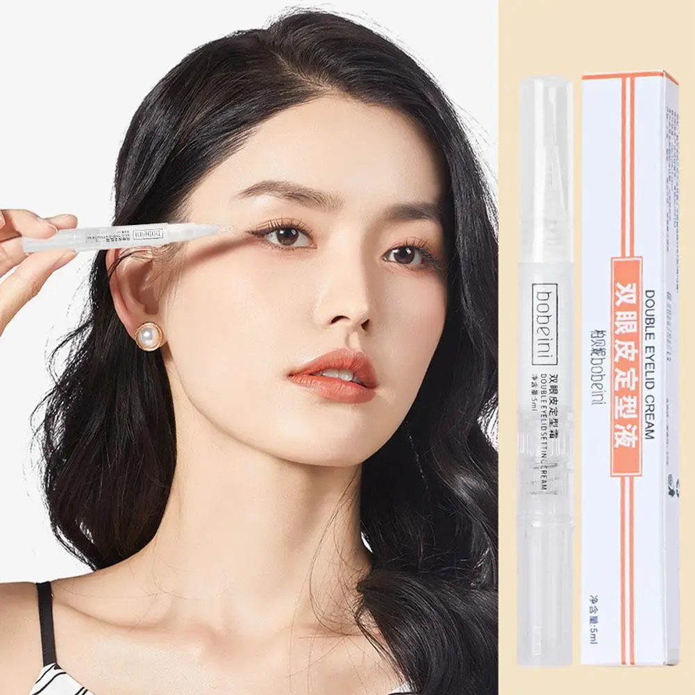 5mL Double Eyelid ครีมจัดแต่งทรงผม 5ml Non-กาว Big Eye กาวธรรมชาติแต่งหน้าเปลือกตากันน้ํายาวนานสติกเกอร์ Beauty Eye L U6K9