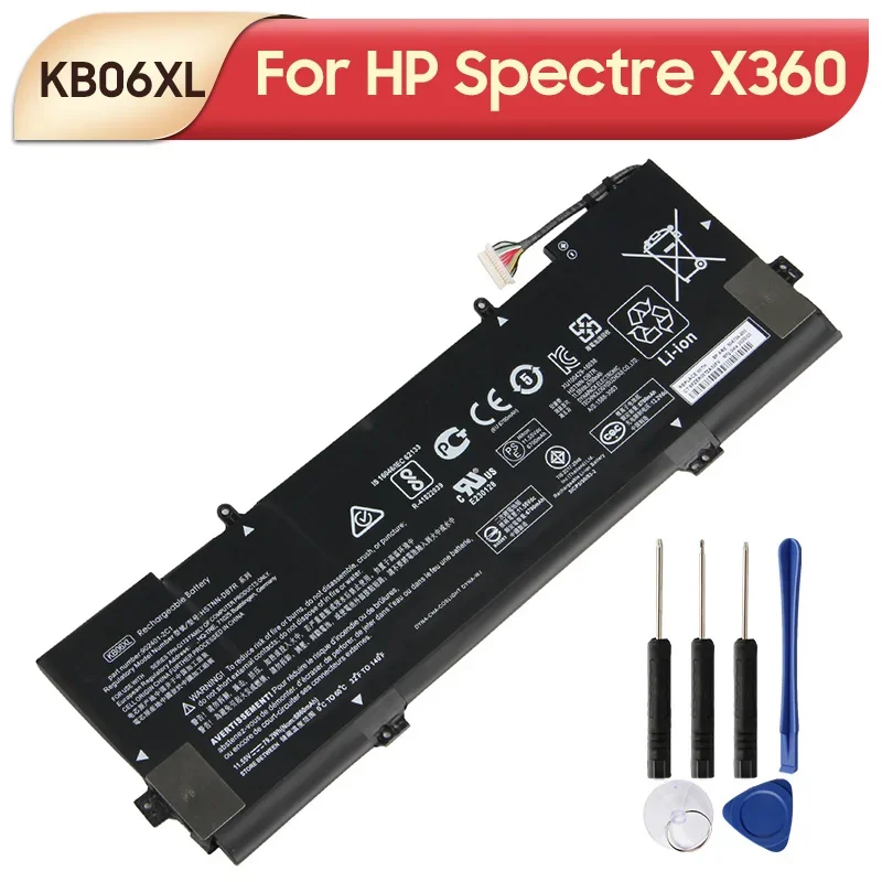 

Оригинальная сменная батарея KB06XL для HP Spectre X360 15-B Z6K97EA Z6L01EA Z6K99EA 902401-2C1 с инструментами