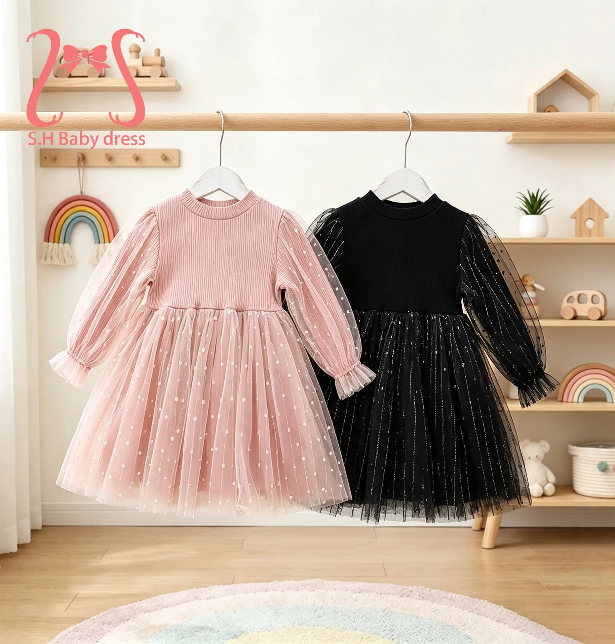 Baby Clothing H&M - Fashionable Children Solid Color Long Sleeve
