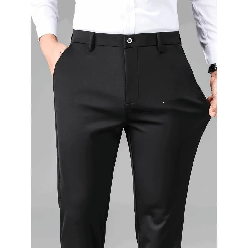 

E 10685 Summer Casual Trousers Men's Business Pants Comfortable Breathable Fashionable Mid-Term Seasonal Clothing