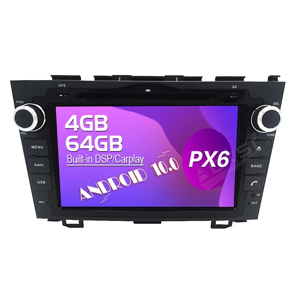 Android Touch Screen Car Video Radio Stereos DVD Player Multimedia System For HONDA CRV 2006-2011 GPS Navigation