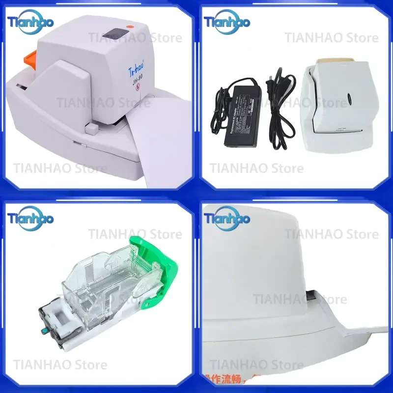 for Automatic Binding Machine Sensor Stapler 50 Sheets Bookbinding Office Labour-saving Tool Heavy Duty Paper Binder
