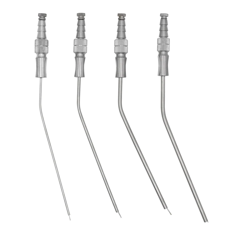 Tubo de succión Ferguson Frazier de acero inoxidable, aspirador Dental de 2/3mm/4mm/5mm, herramienta quirúrgica de implante Oral, tubos de paja