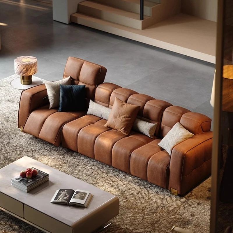Sofa Kulit Kantor Estetika Kre - Office Furniture In China ulasan dan harga