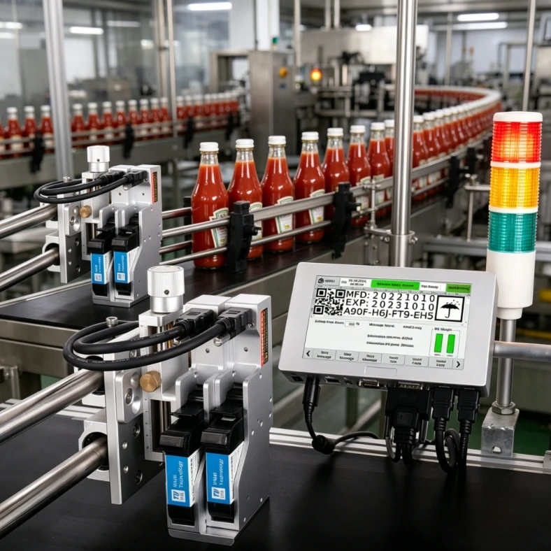Docod OEM/ODM T220E Tij Expiry Date Printing Inkjet Printer Bulk Buy Online Thermal Batch Barcode Logo Coding Machine for Pipe