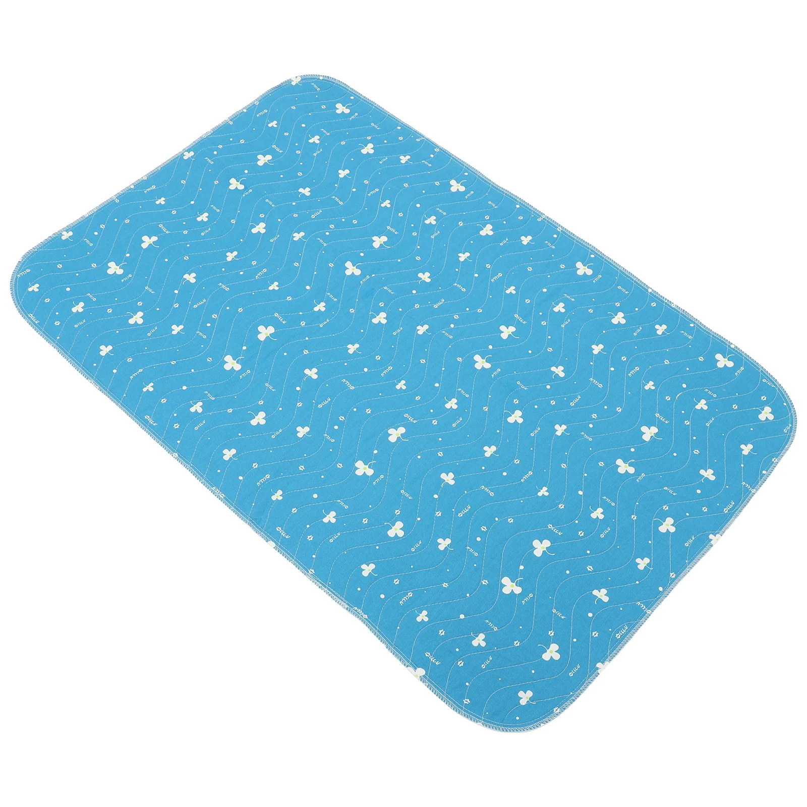 

Washable Waterproof Bed Protector Elderly Babies Incontinence Pads Blue Patient Pee Pad Reusable Mattress Cover Breathable