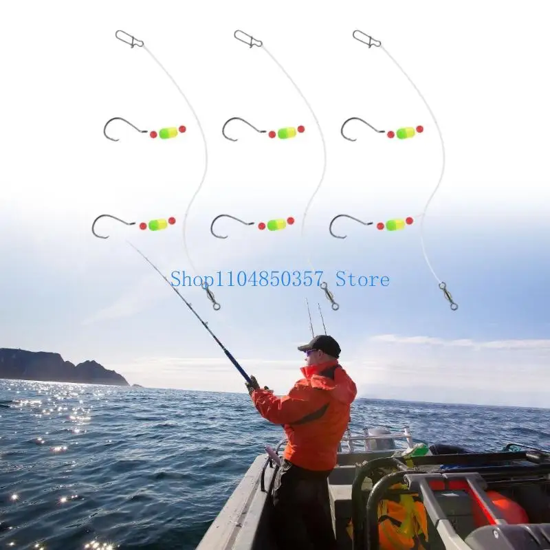 

5asd Лидер для морской рыбалки, высокопрочный антикоррозийный материал с несколькими крючками