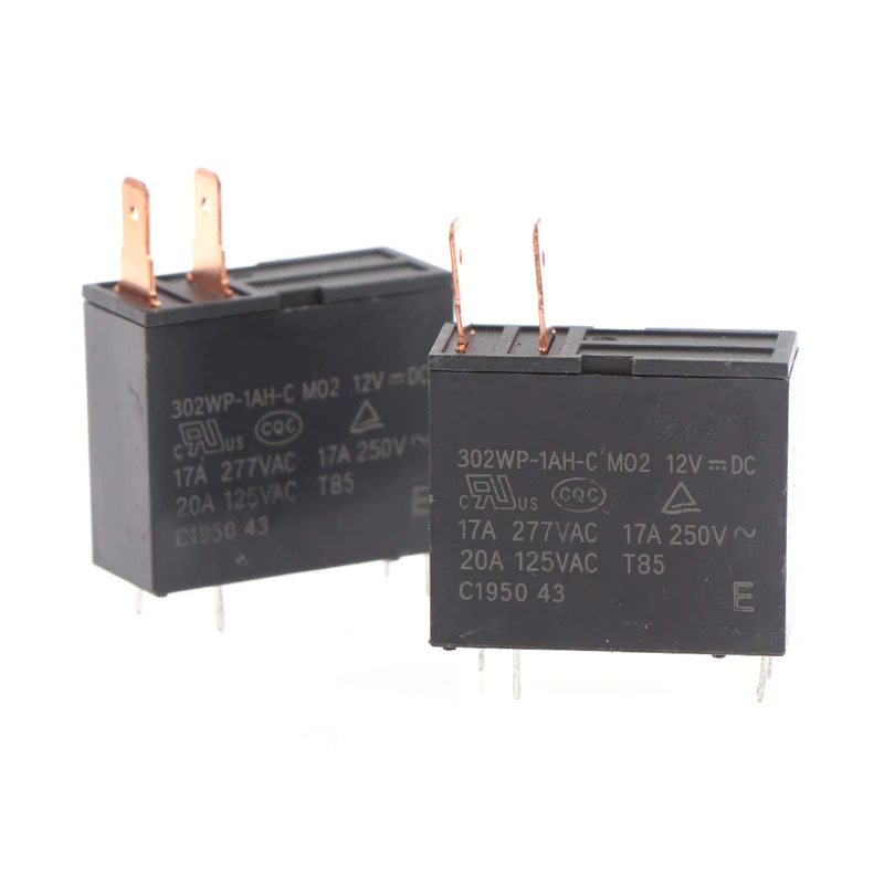 2 PCS 12V Relay 302WP-1AH-C M02 12VDC 4Pins For Microwave Oven