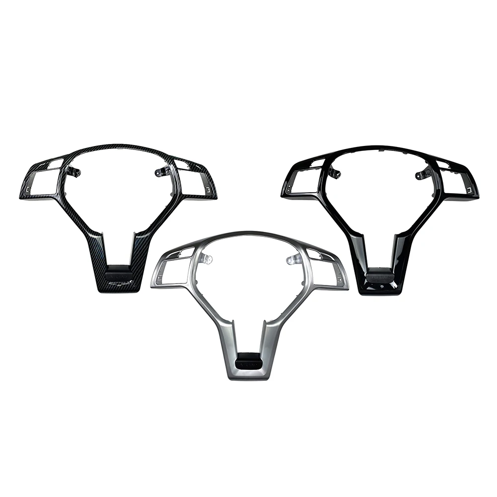 Steering Wheel Cover ABS Decorative Trim For Mercedes Benz CLA/ SLK/ E/ C/GLA-CLASS C117 C207 C172 C218 W204 W212 X156