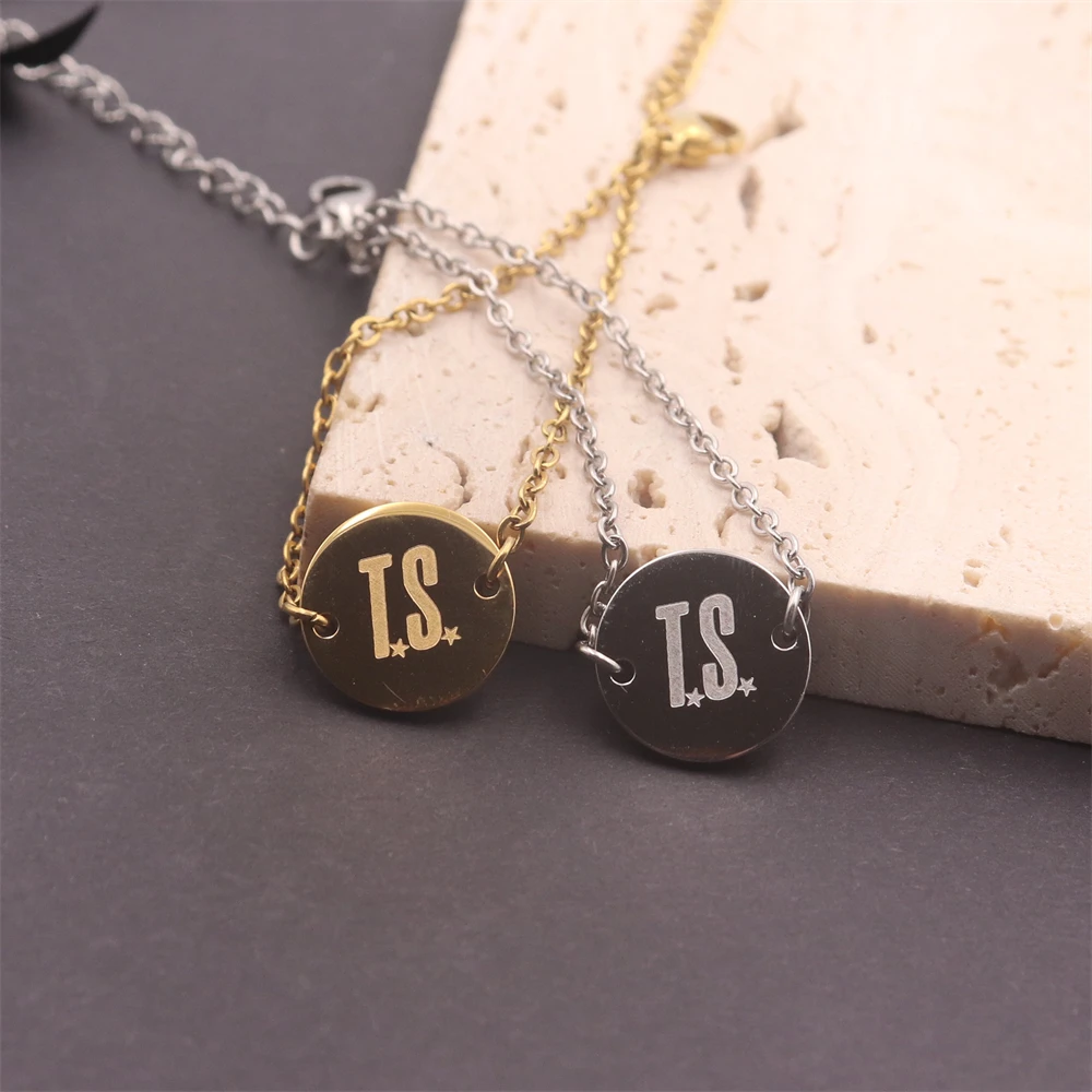 TS Inspired Jewelry Album Showgirl Bracelet for Taylor Fans Daily Outfits Stainless Steel Gold Color Bracelets Music Lover Gift