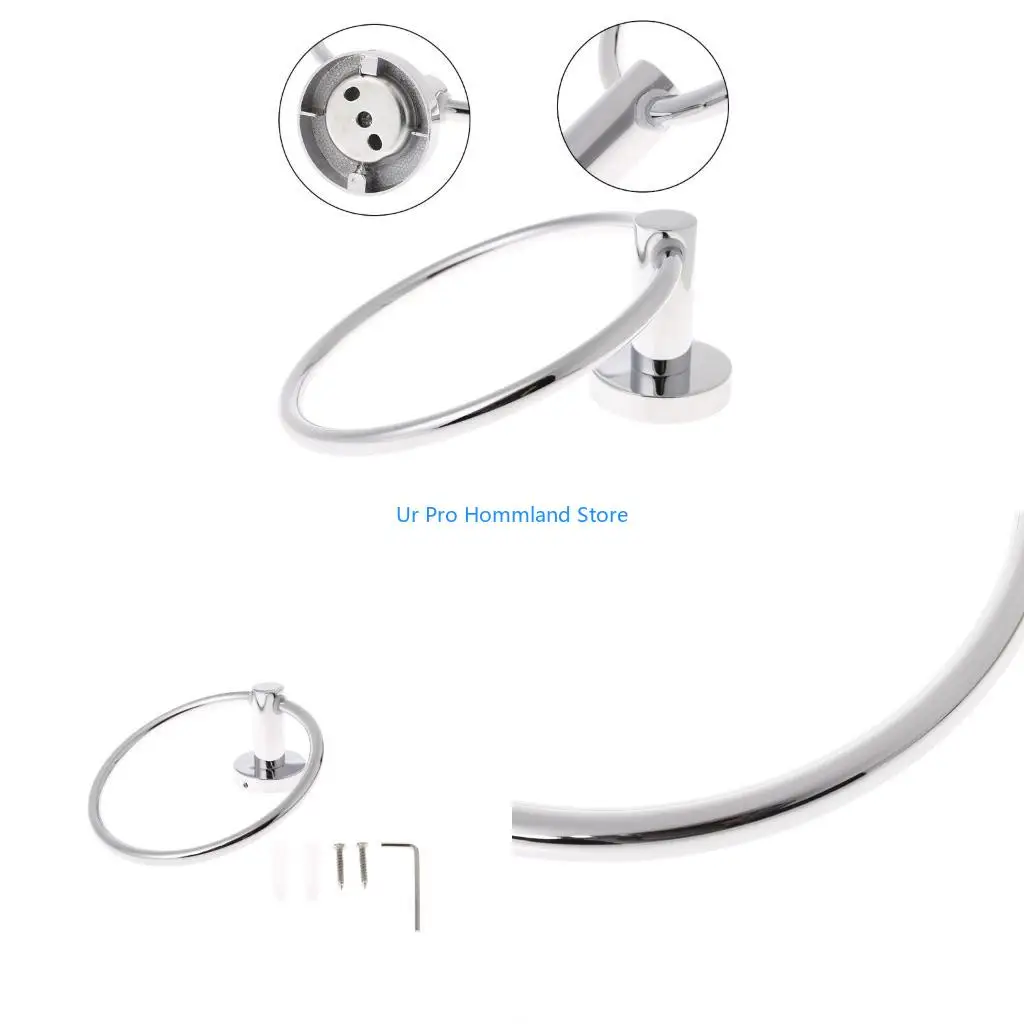 

J6pd нержавеющая сталь полотенце держатель кольцо вешалка хромированная настенная настенная ванная комната дома отель Home Hotel