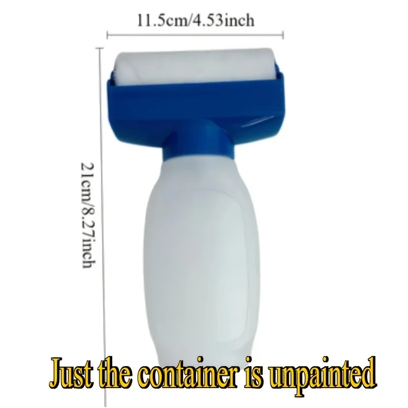 قطعة واحدة من فرشاة دوارة طلاء ProArt قابلة لإعادة الاستخدام مقاس 4 بوصات - أداة إصلاح الجدران واللمس (الحاوية فقط، الطلاء غير متضمن)