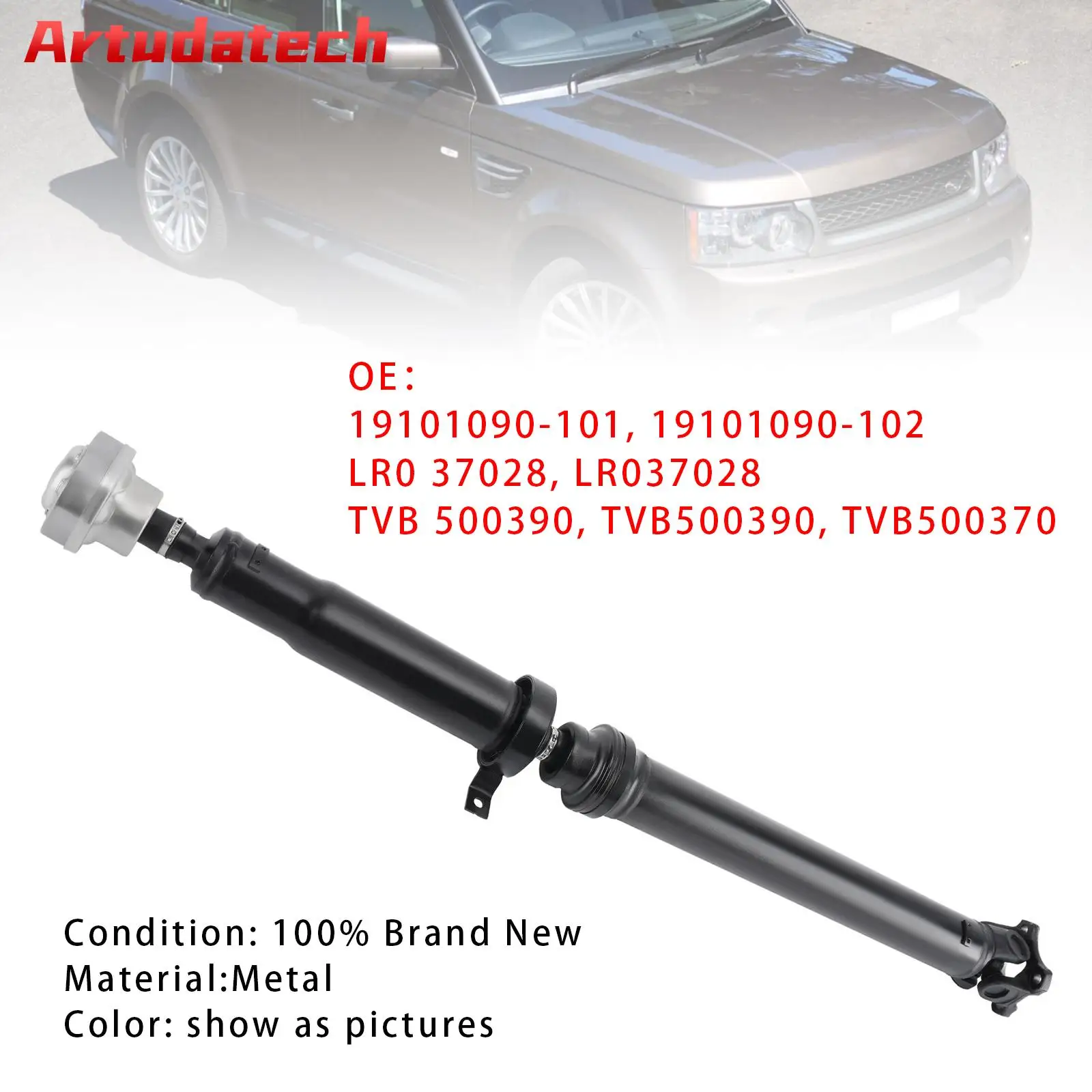 

Задний приводной вал Artudatech в сборе TVB500370 для Land Rover Range Rover Sport 2006-2013, автомобильные аксессуары