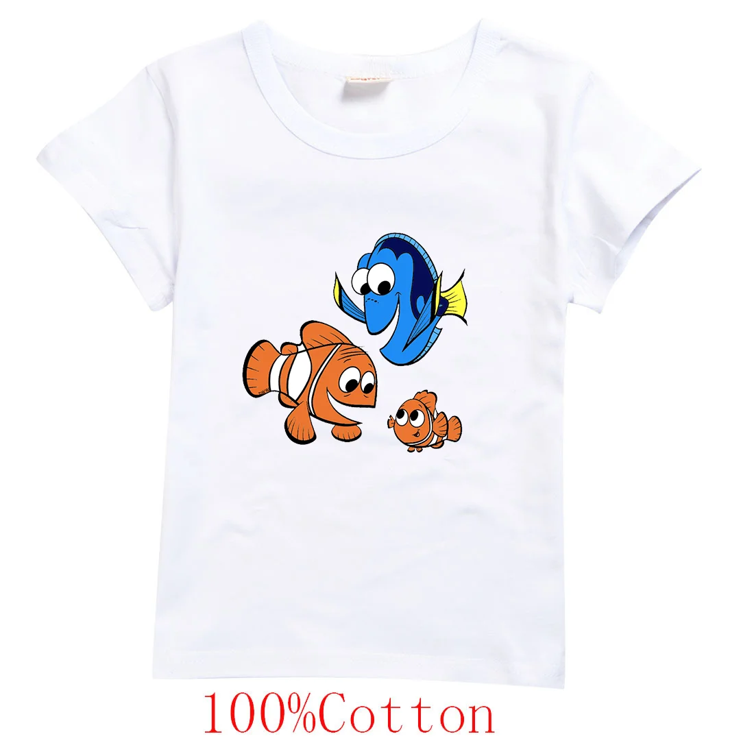 Finding Nemo Kids Clothes T Shirts Children Cartoons Casual Tops Boys Girls Teenager Outfits Tee Shirt