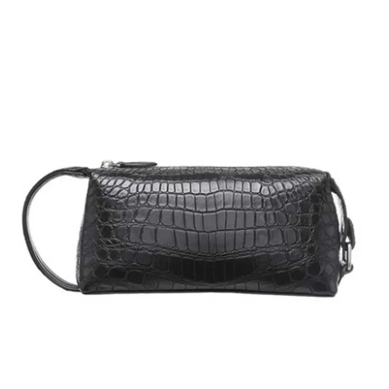 

afanzhe Thailand crocodile leather business men clutch bags large capacity fashion handbags leisure crocodile Men's bag
