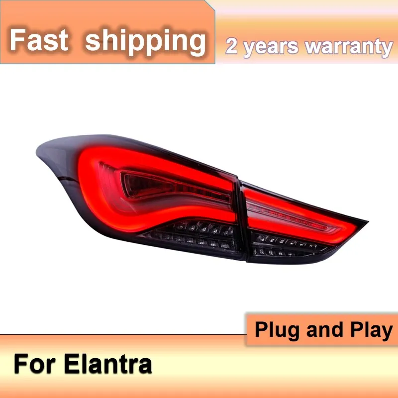

Car Accessories for Hyundai Elantra Tail Light 2012-2016 Elantra Taillight Rear LED DRL Fog Brake Turn Signal