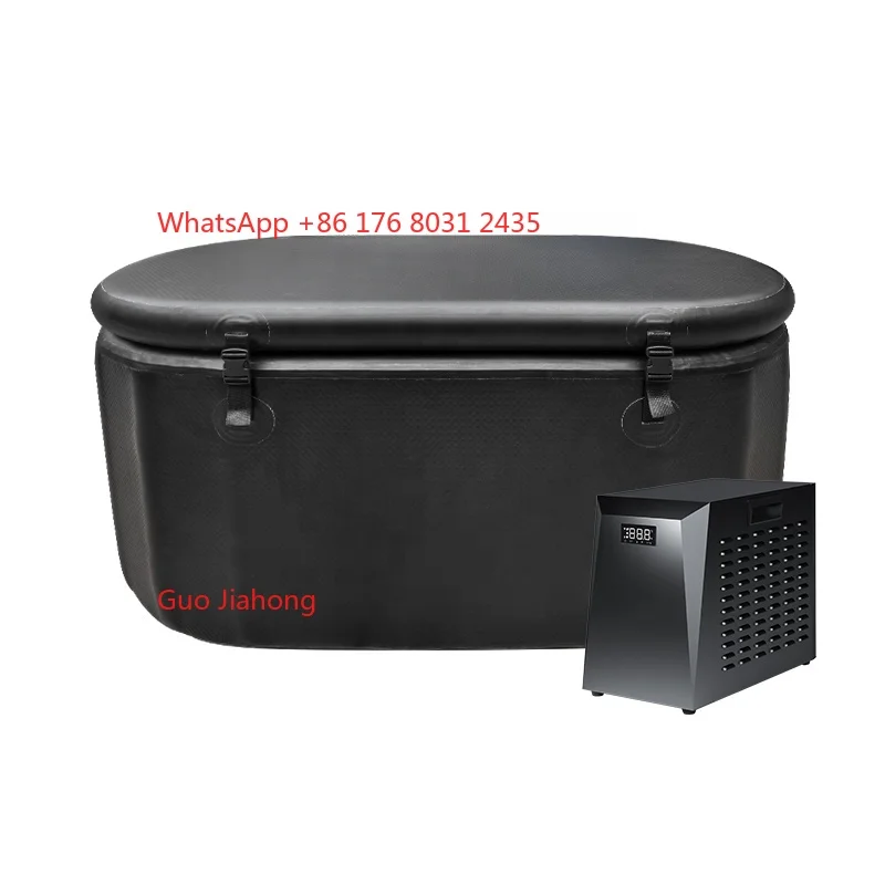 

High Quality PVC Inflatable Ice Bath Tub with Pump Cover Cold Plunge Chiller for Outdoor Recovery Pool Use Drop Stitch Fabric