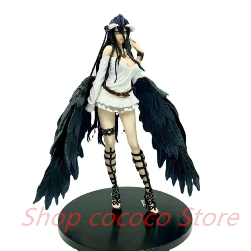 26cm OVERLORD III Albedo PVC Anime Action Figure Toy Game Statue Collectible Model Doll Fidget Gift Antistress