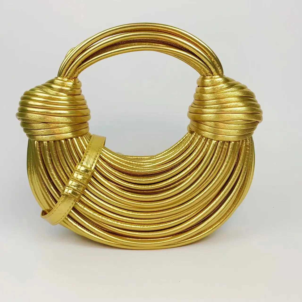 

Urban Simple Cross-Border Women's Bag Noodle Bag Guangzhou New Sle Knot Wire Bag Versatile Underarm Spicy Girl Bag