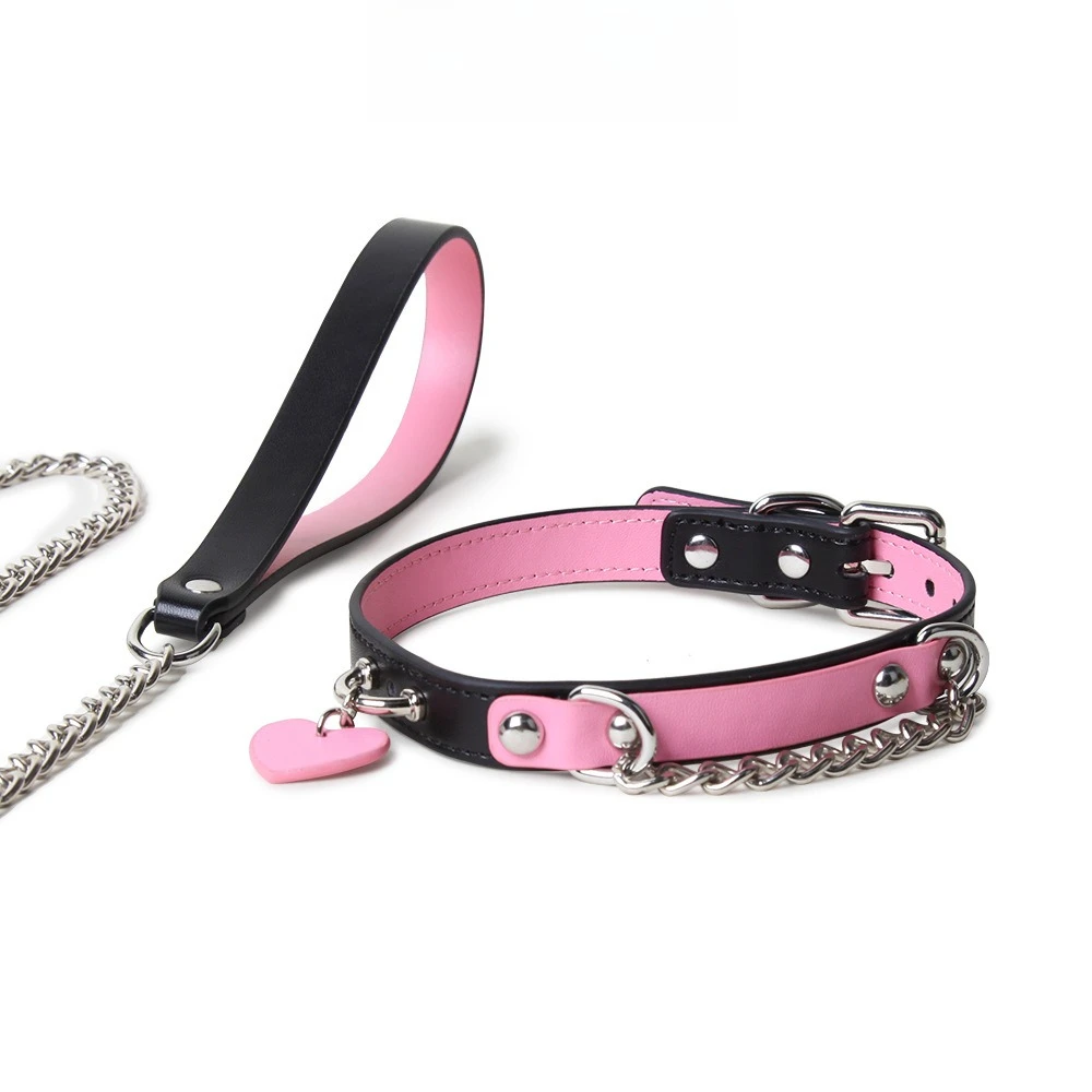 BDSM Collar Necklace - Intimate Play Accessory with Leash Compatibility for Adults Bondage Gear SM Products Sex Products