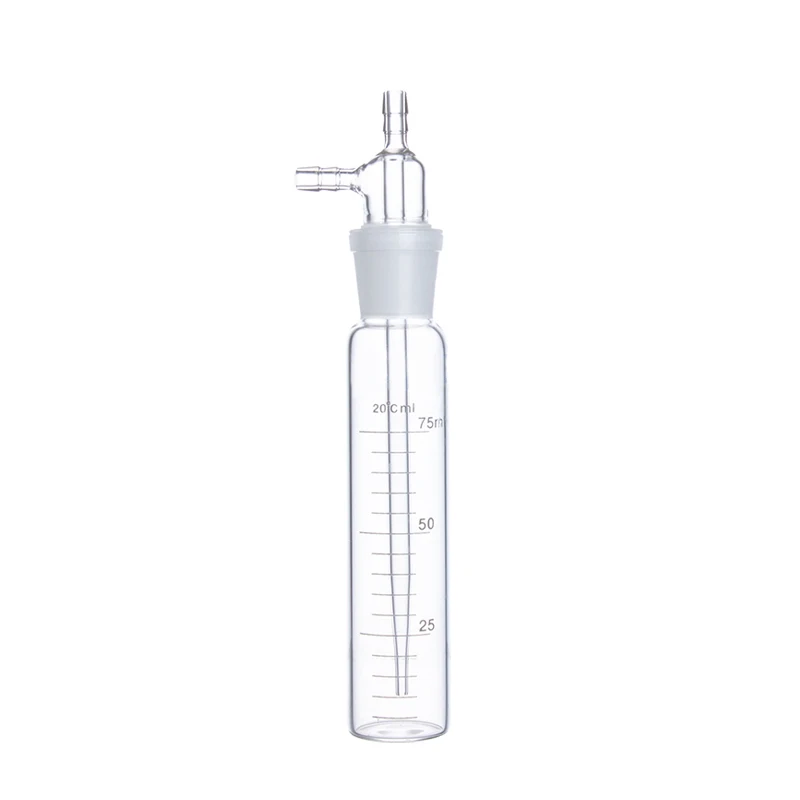 Lab 25/50/75/100/125/250/275ml Glass Impact absorber bottle Impingement gas sampler for experiment