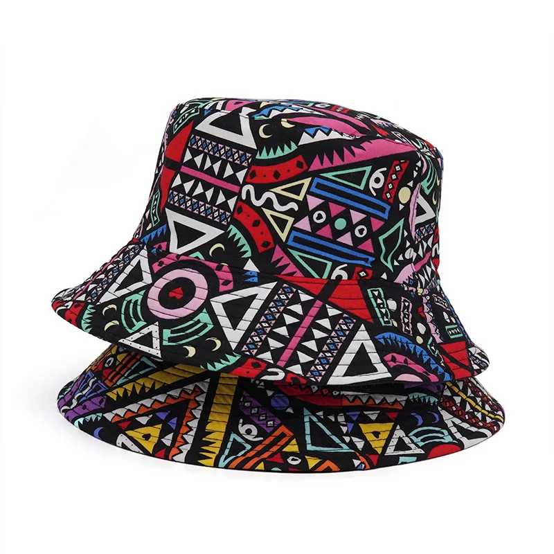 Fashionable Bucket Hats Letter Print Fisherman Hat Summer Sun For Women Men Reversible Fishing Unisex Cap